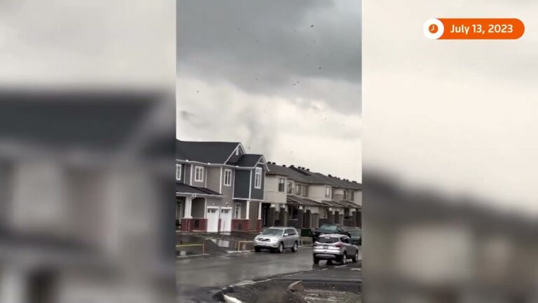Rare tornado spins through Ottawa suburb