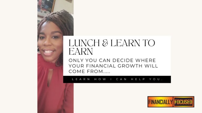 Lunch & Learn – Build money skills and passive income