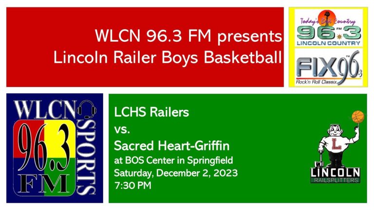 12/2/23 – LCHS Boys basketball vs. Sacred Heart-Griffin @ BOS Center in Springfield