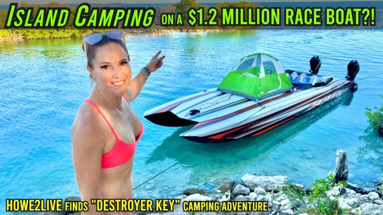Tropical Island Camping on a $1.2mil Speed Boat – What could go wrong?! @ybsyoungbloods @CleetusM