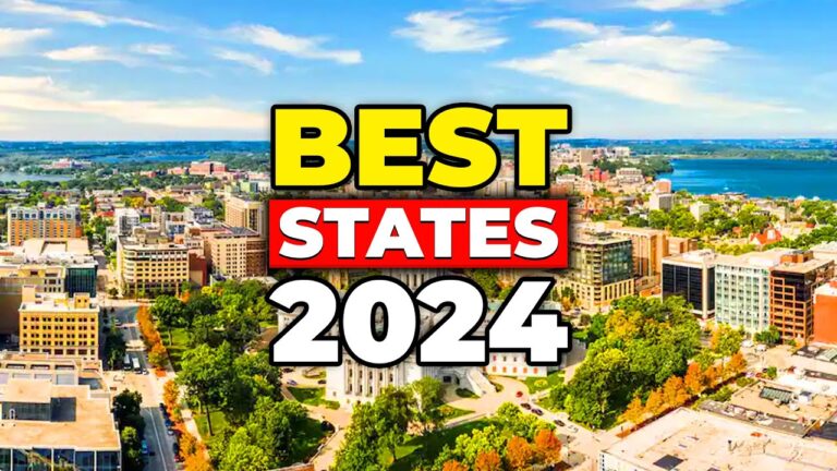 Top 10 BEST States to Live in 2024