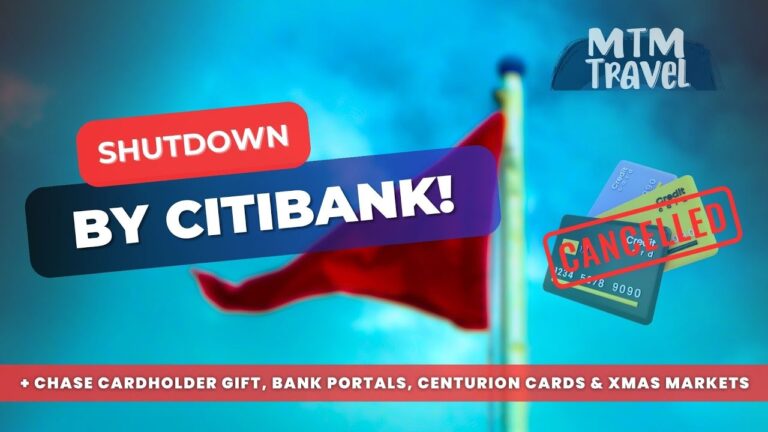 Citibank 29 Million Points Shutdown, Chase Cardholder Gifts, Squeezing in Maui & Chicago Xmas Market