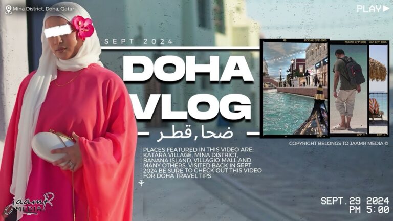 DOHA, QATAR VLOG: Katara Village, Villaggio Mall, Banana Island & C – Hotel and Suites Doha, Pt. 1