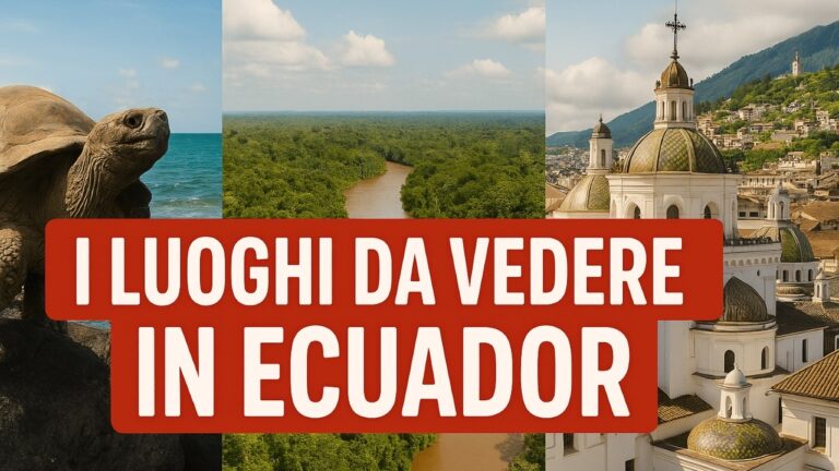 Viaggio in Ecuador: I Posti Più Incredibili da Vedere nel 2025