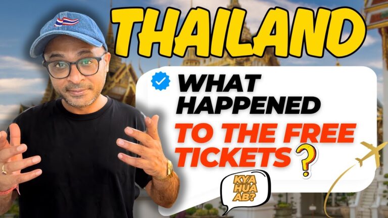 Thailand update: Where Are the Free Tickets? & Immigration news today