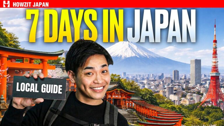 The PERFECT 7-Day Japan Itinerary (From a Local Guide)