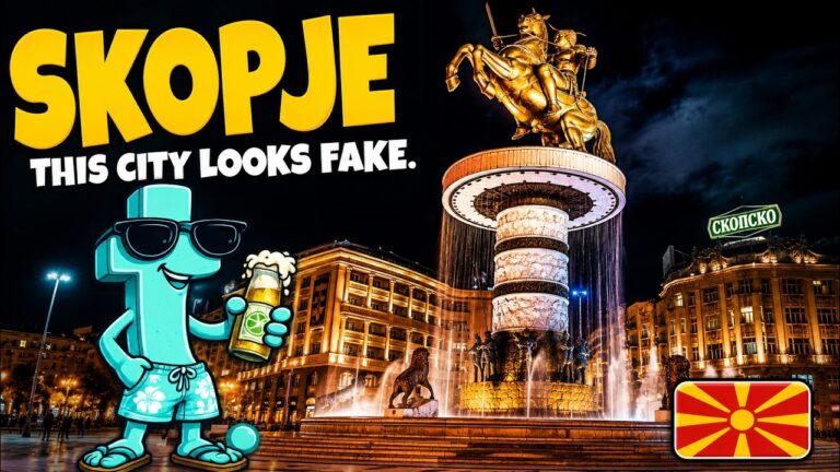 Skopje Looks Fake — But Everything Is Real  (North Macedonia Travel Guide)