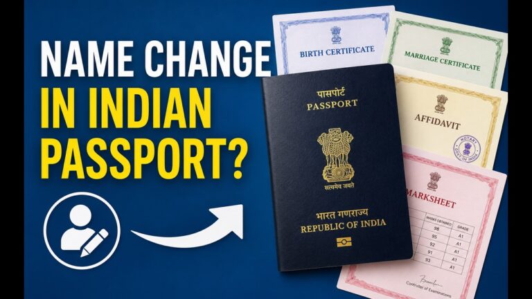 Split Name in Passport? Indian Name Correction for Spouse, Parents & More #indianpassport #vfs