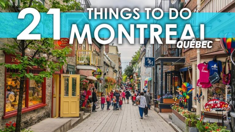 Best Things To Do in Montreal Canada 4K