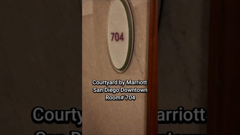 Courtyard by Marriott San Diego Downtown  – Room 704 Review