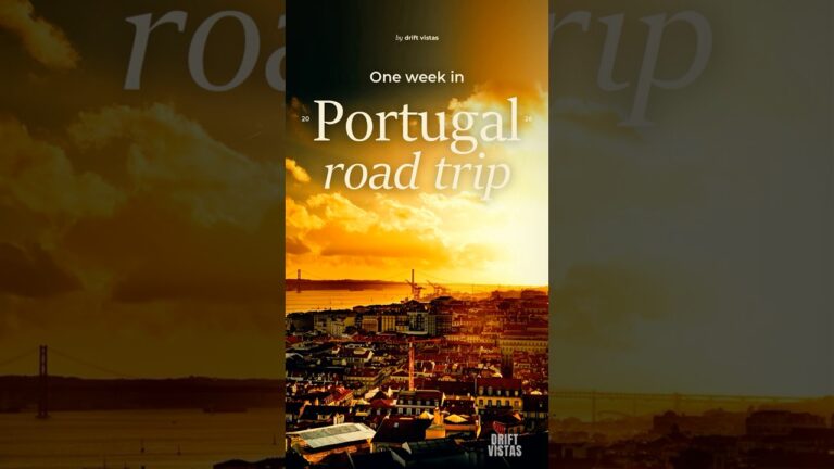 Portugal Road Trip: The Route, Stop by Stop #shorts